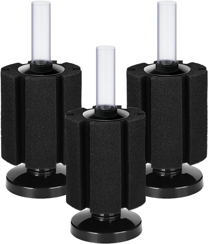 AQUANEAT 3 Pack Aquarium Bio Sponge Filter Breeding Fry Betta Shrimp Nano Fish by Aquaneat