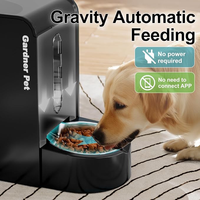 Automatic Gravity Pet Feeder, 1.8 Gallons*2 Dog Feeder and Water Dispenser Set - Image 3