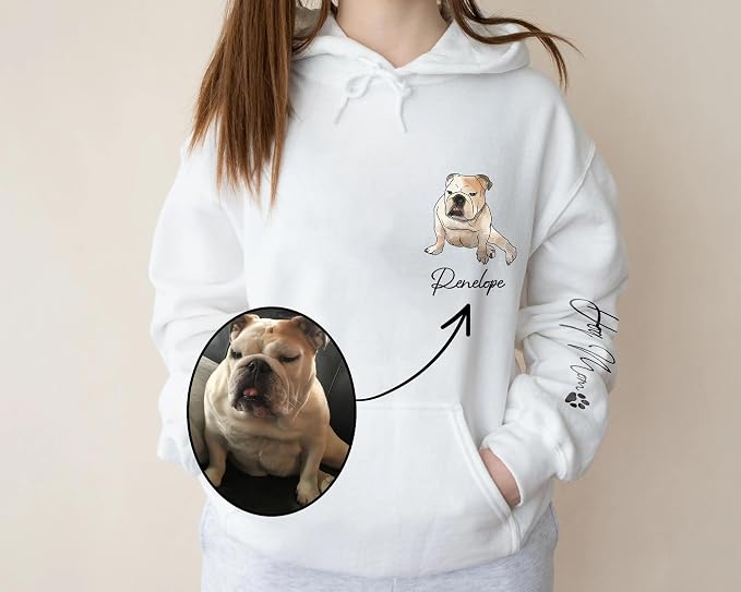CHIARA CONTI11 Custom Dog Hoodie, Custom Pet Gifts, Custom Dog Shirt, Custom - Image 5