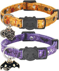 Halloween Cat Collar, Cotton 2 Pack Cat Collar by Giecooh