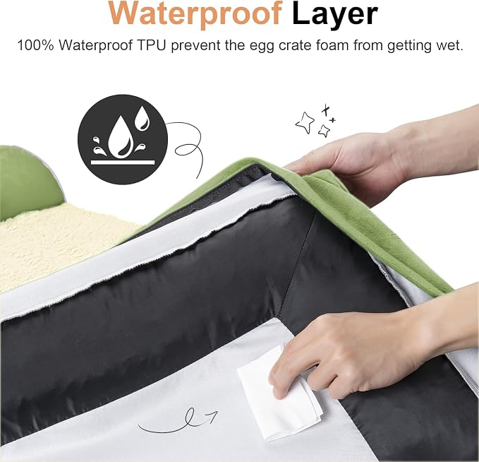Large Dog Bed Orthopedic Washable: Beds Bolster XL Bed Big XLarge Dogs Egg - Image 4