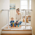 Baby Gate for Stairs, 29.7-43" Auto Close Dog Gate for Doorways & Hallways by Mumeasy-FocusonBabyPetSafetyGate