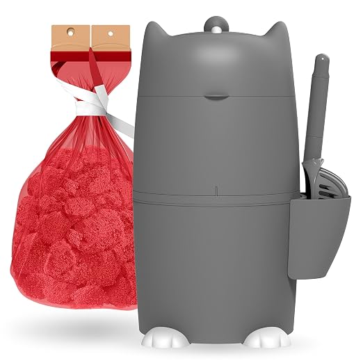 Red Rocket Pets Cat Litter Trash Can Kitty Twister Plus, No Smell Litter by RedRocket