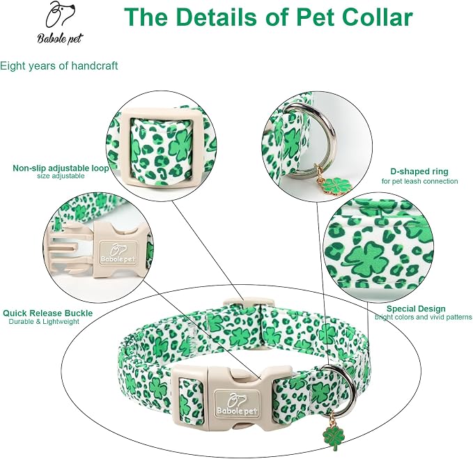 St Patricks Day Dog Collar for Small Dogs - Image 4