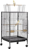 VEVOR Bird Cage, Open Flat Top, Wrought Iron Bird Flight Cage by VEVOR