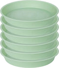 6 Pack of 10 inch Plant Saucer Blue, Heavy Duty Plastic Plant Saucer 10 inch by Bleuhome