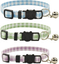 Breakaway Cat Collars with Bell, Durable & Safe Cute Kitten Collars Safety by XPangle