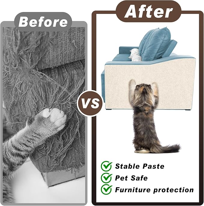 Cat Scratching Mat, DIY Cat Scratchers Furniture Protector - Image 4