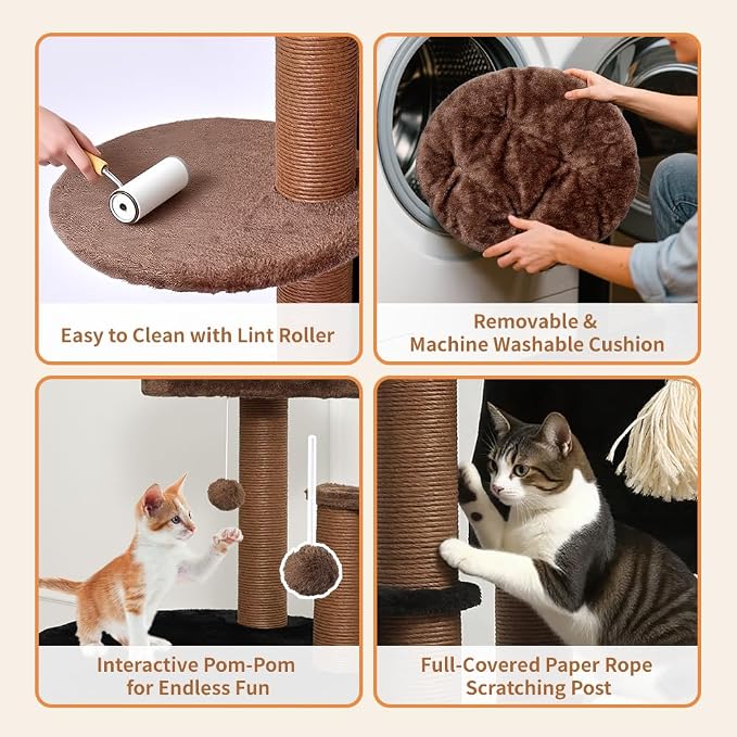 64 in Heavy Duty Cat Tree, Cat Tower - Image 8