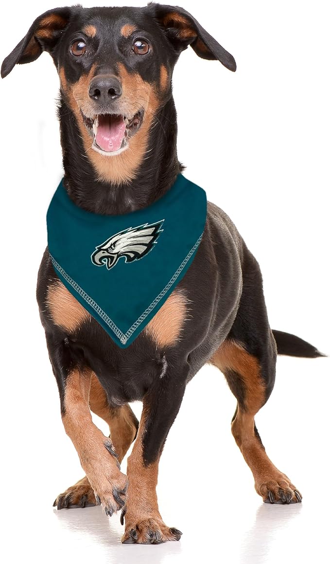 Pets First NFL Philadelphia Eagles TIE Bandana, Small/Medium. Dog Bandana Scarf - Image 3
