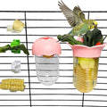 7 PCS Bird Cage Feeder for Vegetable Millet Holder Cage Accessories by Unknown