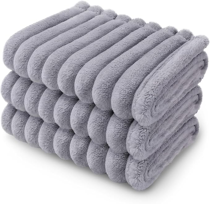 LINENLUX 1 Pack 3 Soft Fleece Dog Blanket by LINENLUX