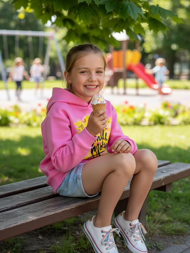 WELAKEN Sweatshirts for Girls Toddler & Kids II Little Girl's Pullover Tops - Image 3