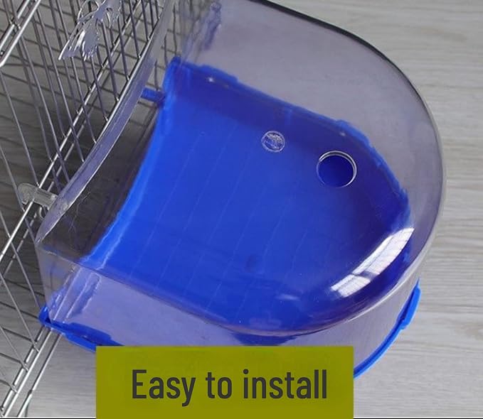 Bird Bath Cage, Cleaning Pet Supplies Bird Bathtub - Image 7