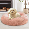 JOLLYVOGUE Calming Dog Bed Large Size Dog, Anti-Anxiety Donut Large Pet Bed by JOLLYVOGUE
