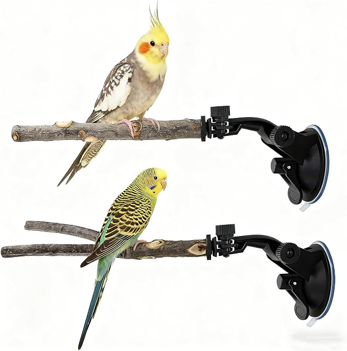 Bird Perch Stand 2 PCS, Parrot Perch Stand - Image 7