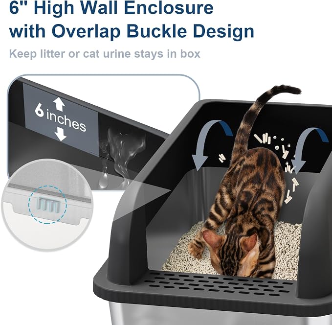 Stainless Steel Cat Litter Box - Image 2