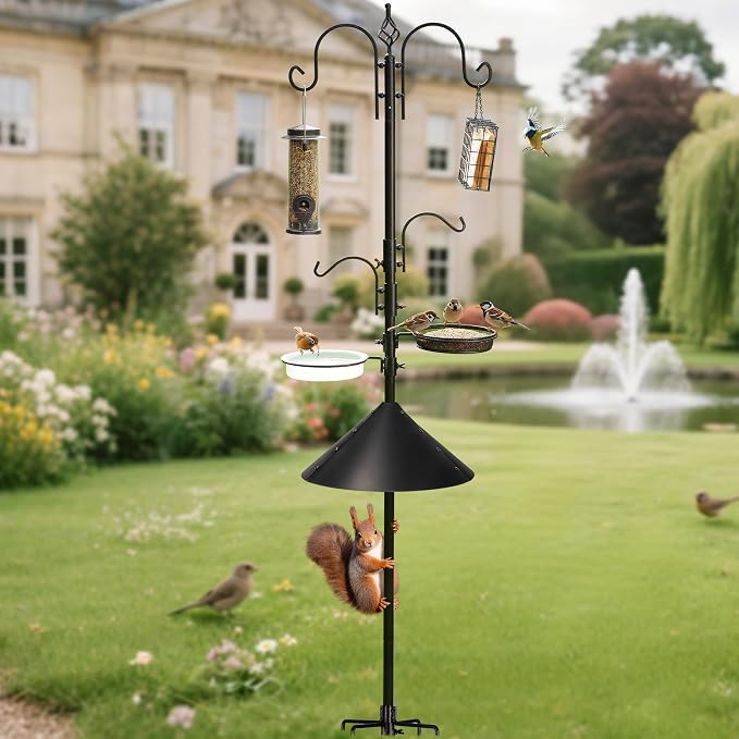 ERYTLLY Bird Feeders Bird Feeding Station Kit Bird Feeding Pole Wild Bird - Image 7