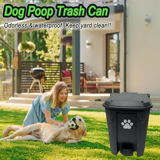 Dog Poop Trash Can Outside 20L - Image 6