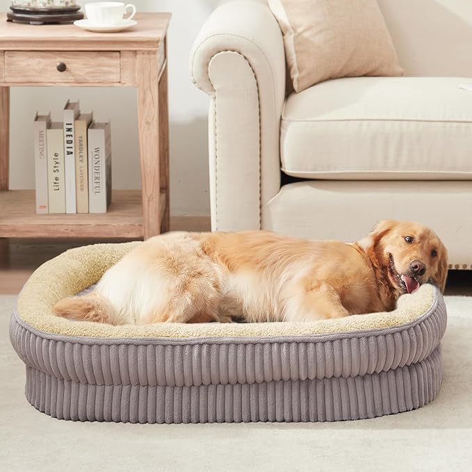 Orthopedic Dog Bed for Extra Large Dogs Breeds, High Density Egg Crate Foam Dog - Image 8