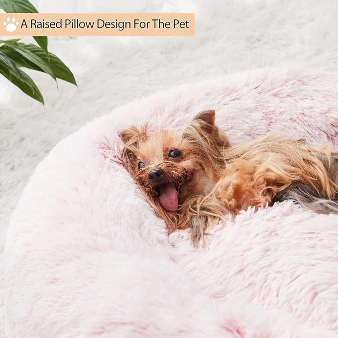 WNPETHOME Donut Dog Beds Large Sized Dog, Anti-Anxiety Caming Large Pet Bed - Image 4