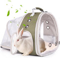 Back Expandable Backpack for Small Animals, Portable Travel Bag Breathable Pet by LightUpYourPetsLife