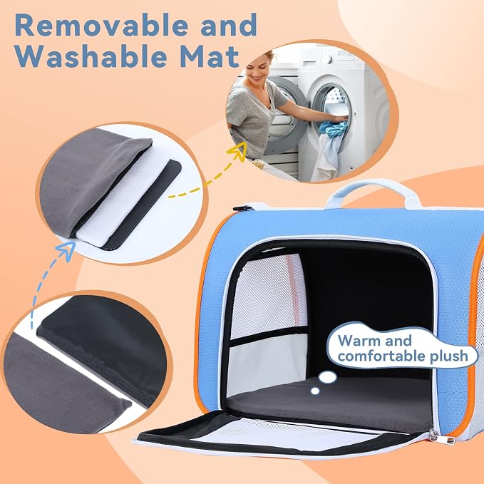 A 4 Pet Cat Carrier, Airline Approved Pet Carrier - Image 5