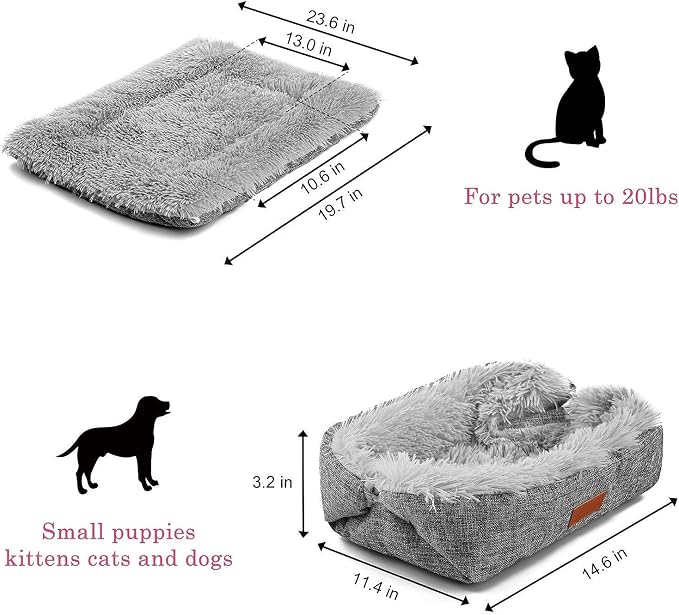 Cat Bed Self Warming, Foldable Self Heated Cat Mat Heating Pad 24 x 20 inch - Image 3