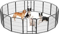 BestPet Indoor Dog Playpen, 40inch 16 Panels Dog Pen Fence Outdoor Pet Playpen by BestPet