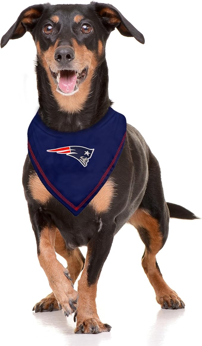 Pets First NFL New England Patriots TIE Dog Bandana, Small/Medium. Ultimate - Image 3