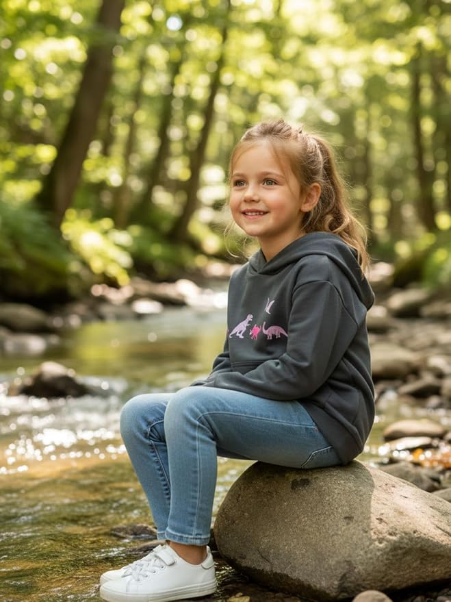 WELAKEN Sweatshirts for Girls Toddler & Kids II Little Girl's Pullover Tops - Image 2