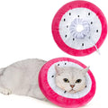 ANWA Adjustable Cat Cone Collar Soft, Cute Cat Donut Collar After Surgery by ANWA