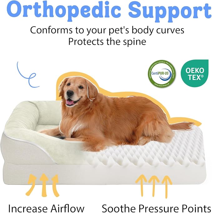 Washable Orthopedic Large Dog Bed - Image 2