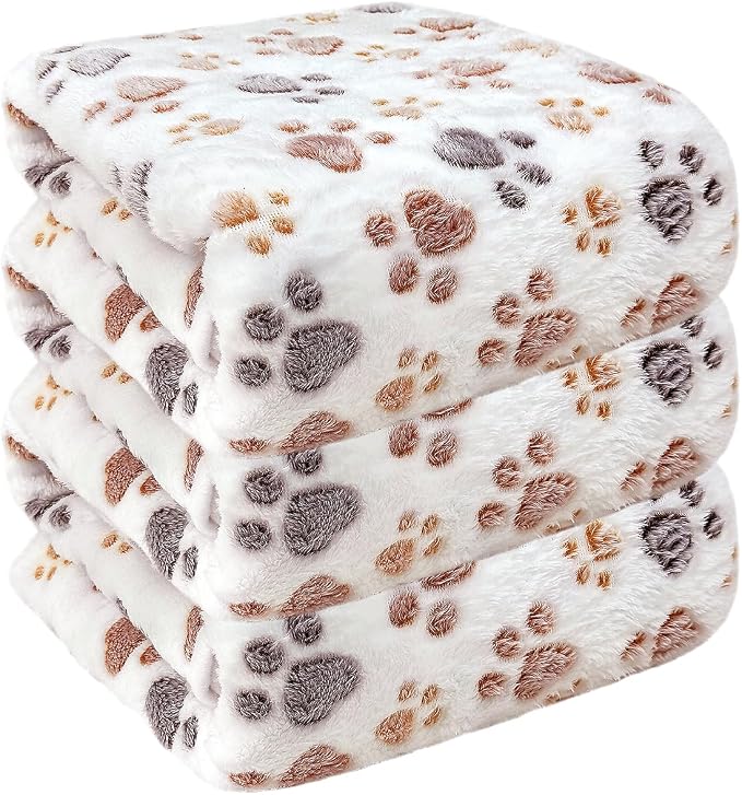 Dog Blankets for Large Dogs, Soft Fluffy Flannel Pet Blanket Mat Cover for Bed by NXDZI