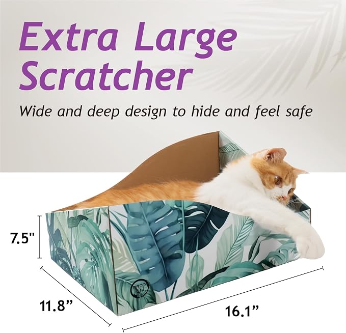 Hideaway Cat Scratcher Box for Indoor Cats - Image 3