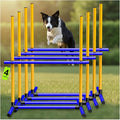 Dog Agility Hurdle Training Set, 4-Sets Jump Bar Equipment by MAICOBI
