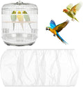 Bird Cage Cover, Circumference 40-68 inches Bird Cage Seed Catcher, Adjustable by Unknown