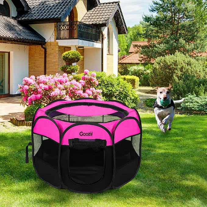 Pet Cat Playpen for Indoor Cats Enclosed, Portable Foldable Dog Playpen Outdoor - Image 7