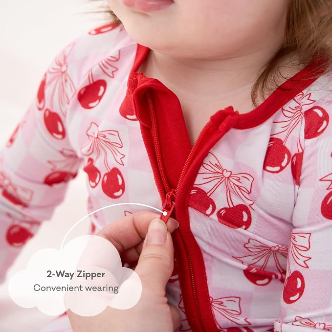 pureborn Baby Infant Boys Girls Sleeper Snug Fit Viscose from Bamboo Pajamas - Image 5