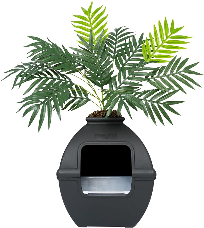 Good Pet Stuff Hidden Litter Box Planter, Decorative Cat Litter Enclosure - Image 4
