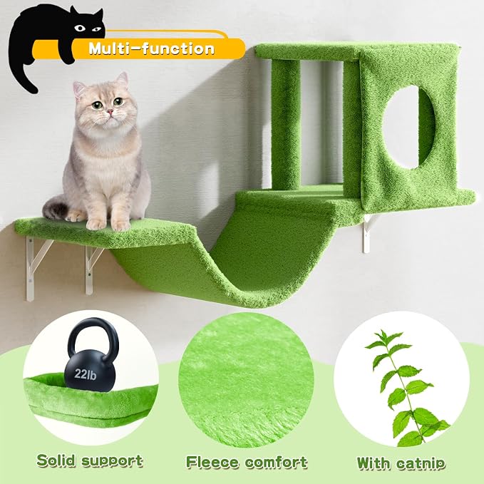 NUNU LAB Wall Mounted Cat Furniture Set - Image 4