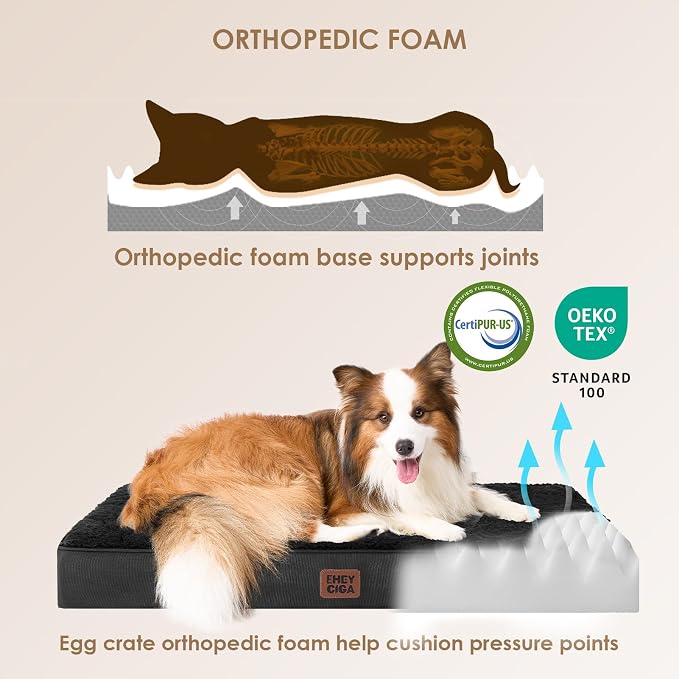 EHEYCIGA Orthopedic XL Dog Beds - Image 3