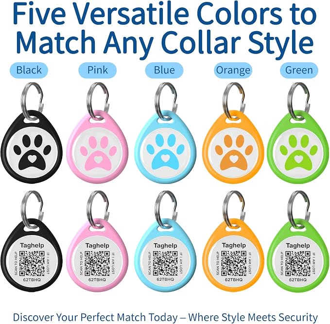 The Multi-Cat Household Kit: 5 Universal QR ID Tags. A Complete Set - Image 8