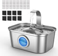 Bobo&Dragon Stainless Steel Cat Water Fountain 124oz/3.5L, Ultra Quiet by BoboDragon