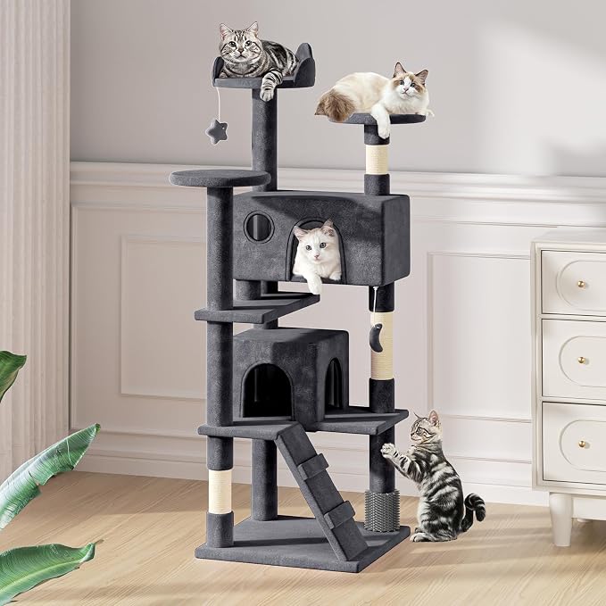 MoNiBloom 60 Inch Cat Tree Tower - Image 3