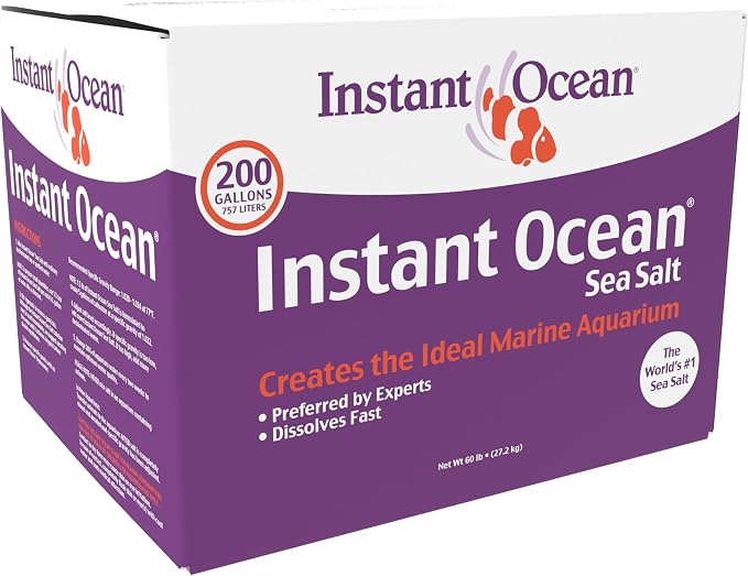Instant Ocean Sea Salt for Marine Fish Tank Aquariums, Nitrate & Phosphate-Free - Image 3