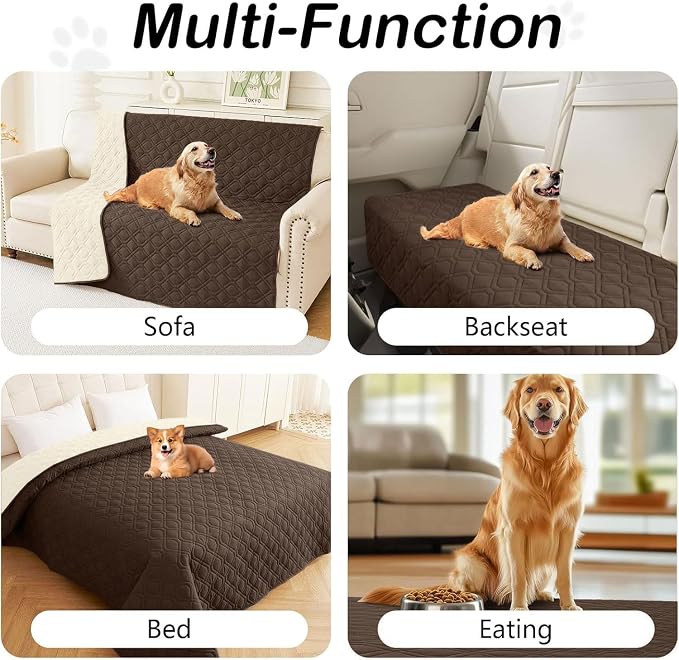 hyha Waterproof Dog Bed Blanket, Soft Pet Blankets, Waterproof Couch Cover - Image 6