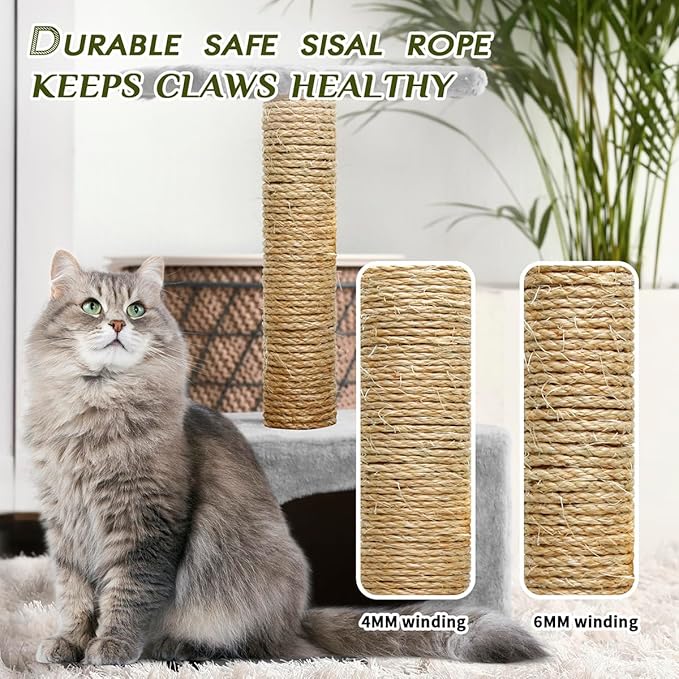 Natural Sisal Rope 1/4 Inch by 65-Feet - Image 6