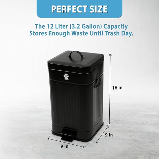 Dog Poop Trash Can Outside - Image 2