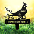 Personalized Cockatiel Memorial Stake – Custom Pet Parrot Bird Grave Marker by NIWAHO